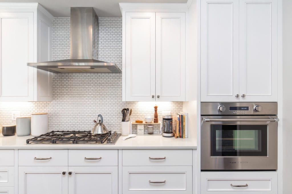 253829thAvenueWest_0008 White kitchen cabinets with stainless steel appliances