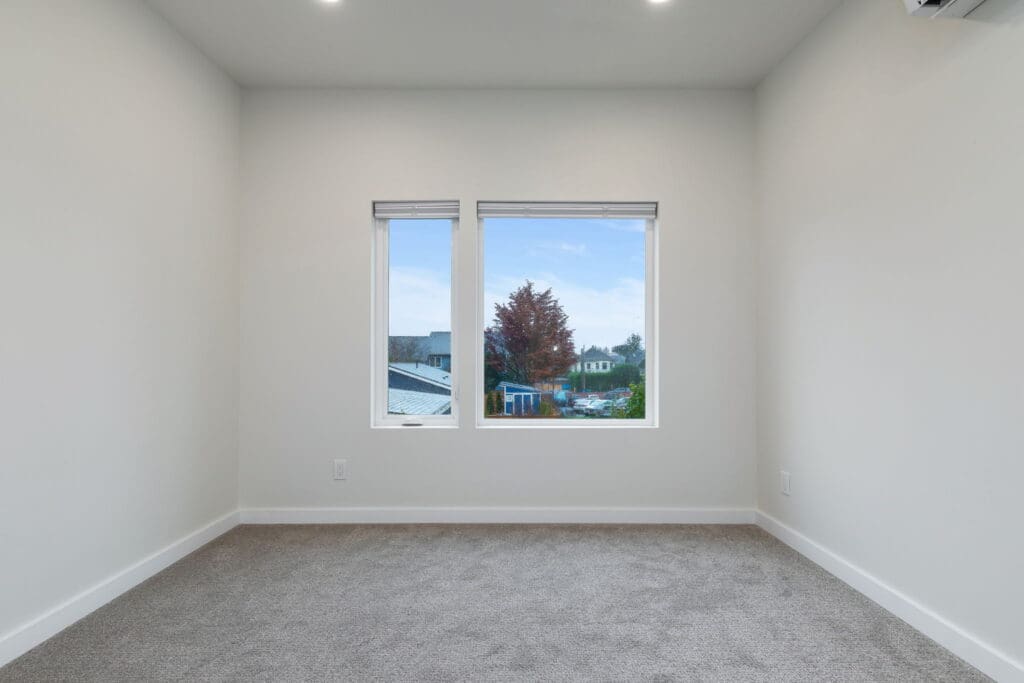 525 19th Ave, Seattle WA_0027 View looking out of bedroom in two-story, 1,000 sq ft Seattle DADU
